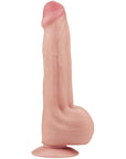 11.5'' King Sized Sliding Skin Dual Layer Dong (Flesh)