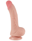 7.5" Sliding Skin Dual Layer Dong (Flesh)