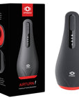 AIRTURN 1 - Masturbator 7 Vibration Modes OLED Display with Stroke Counter