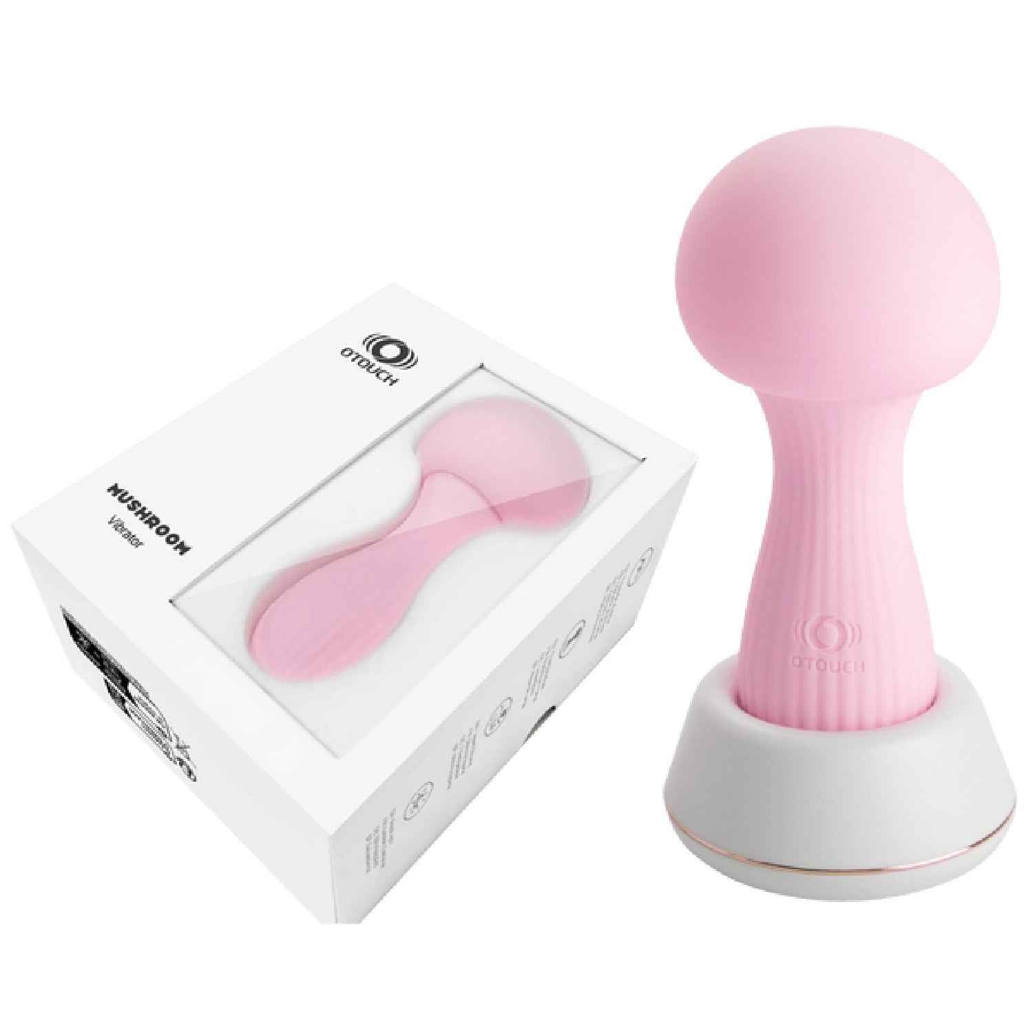 VIGOUR MUSHROOM - Rechargeable Vibrating Massager (Pink)