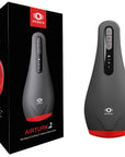 AIRTURN 2 - Masturbator with OLED Display and Heating 6 Vib and 5 Suction
