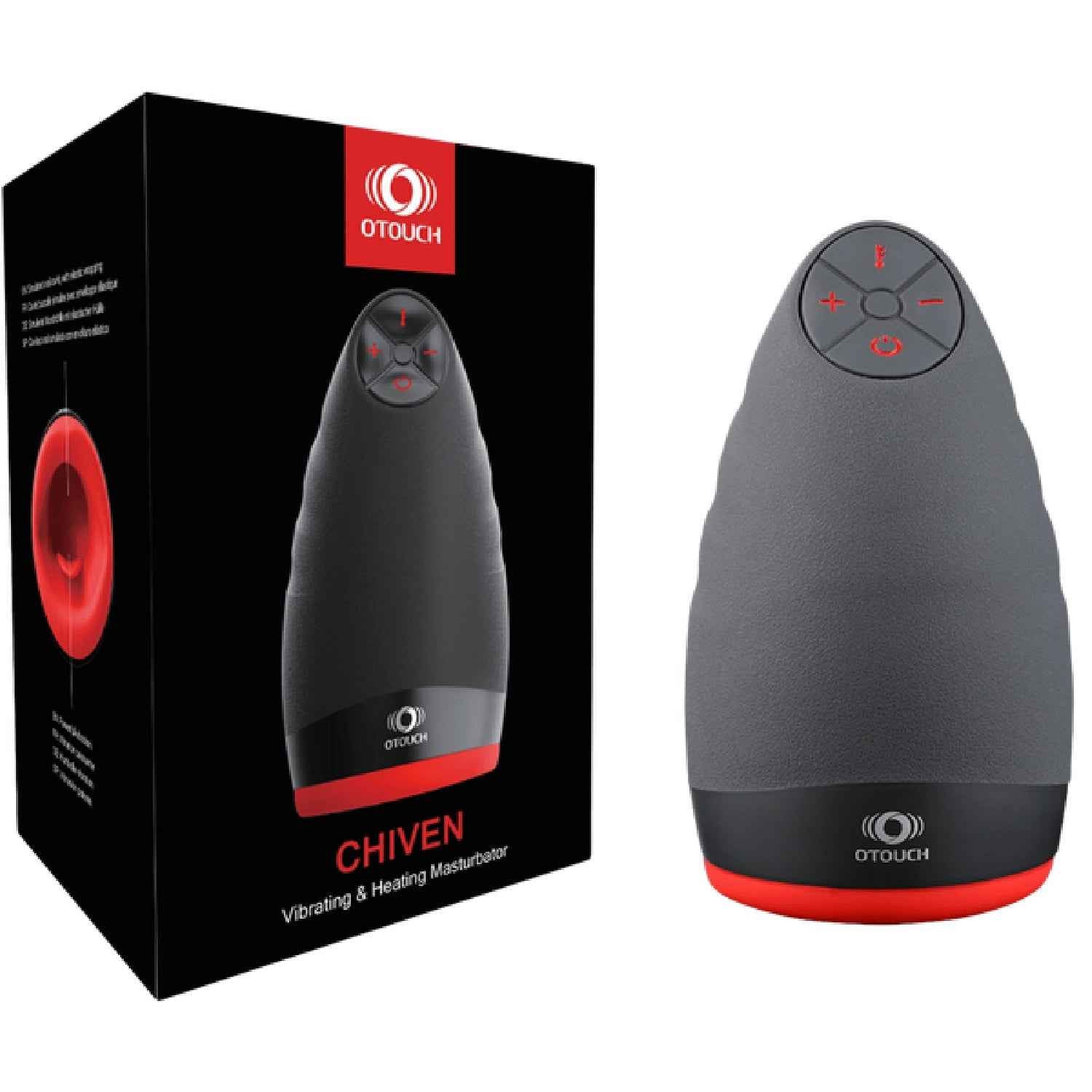 CHIVEN 2 - Rechargeable and Waterproof Masturbator 6 Vib Modes and Heating