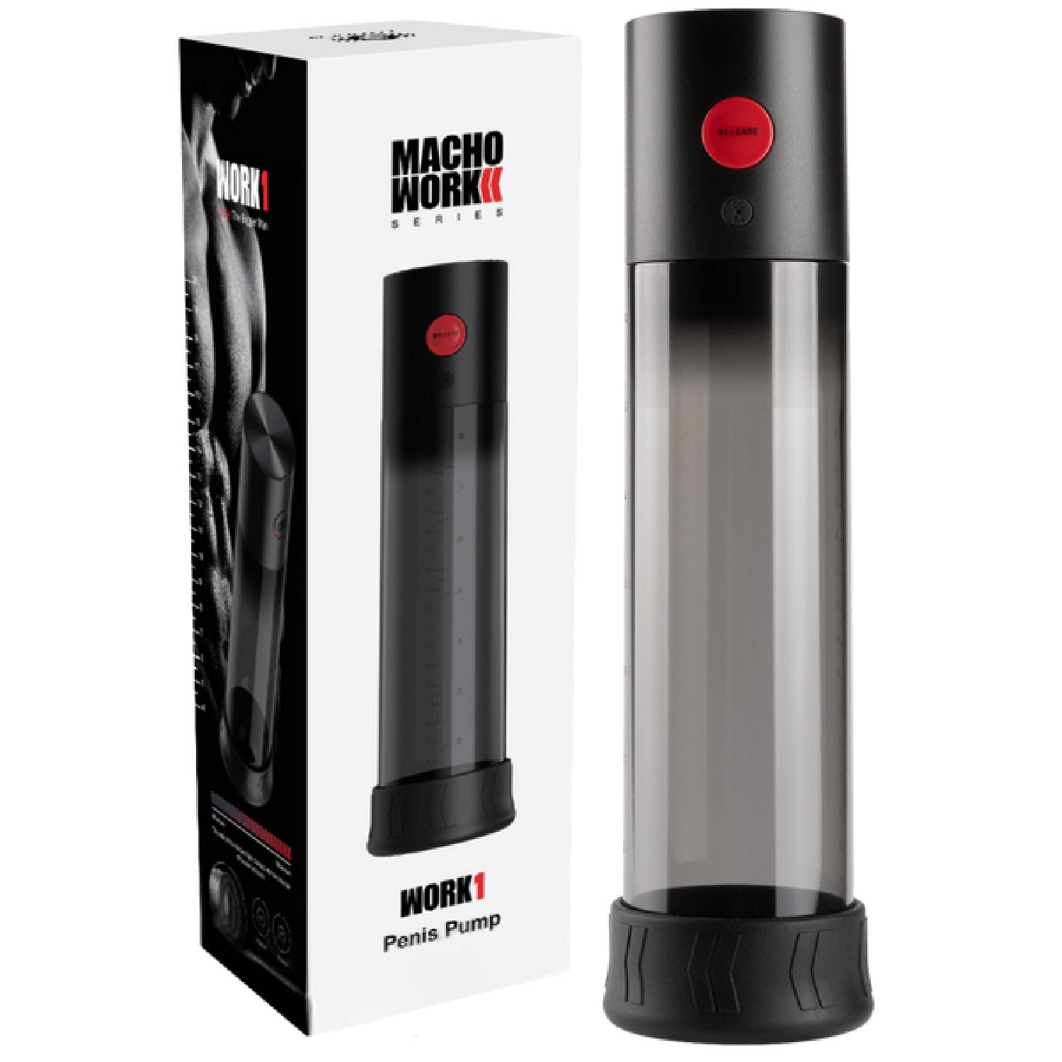 MACHO WORK 1 - Automatic Penis Pump with Suction Adjustable Electric Pump