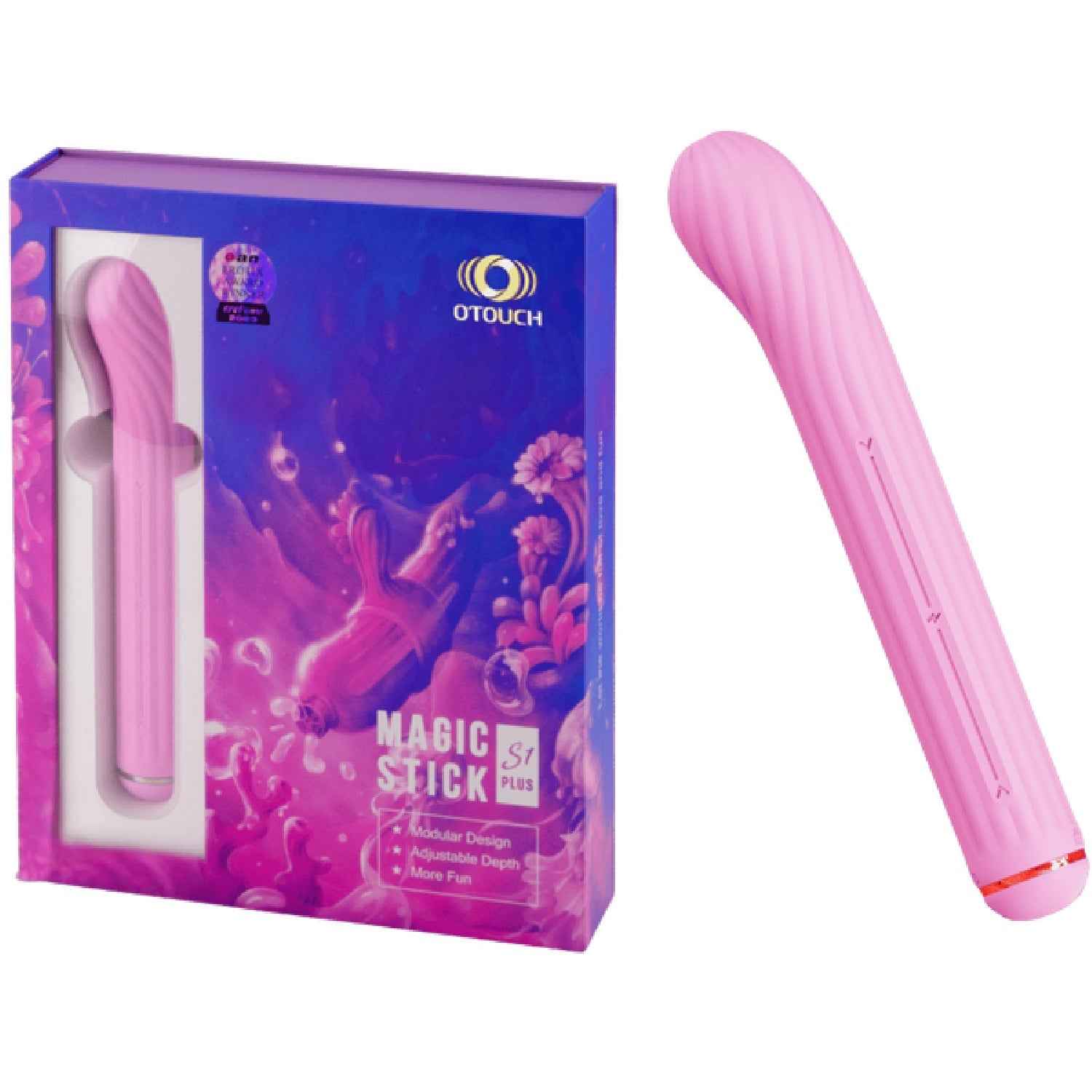 THE MAGIC STICK S1 Plus - Rechargeable Vibrator (Purple)