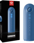 SUBMARINE - Waterproof Masturbator Thrusting, Vibration Combo -Shower Safe