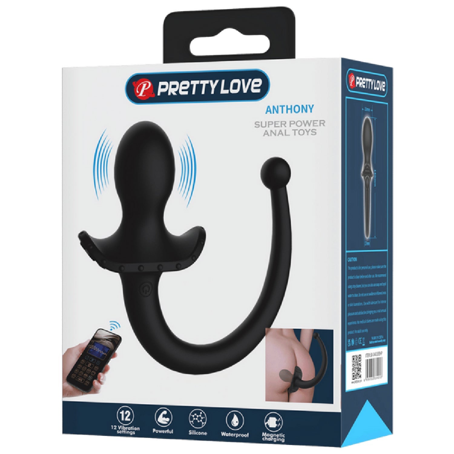 App Control Tail Plug - Anthony (Black)
