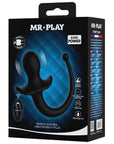 Remote Control Vibrating Butt Plug Tail (Black)