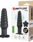Silicone Butt Plug - Imron (Black)