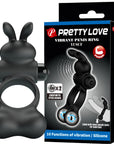 Yusuf - Vibrating Cockring with Steele Balls (Black)