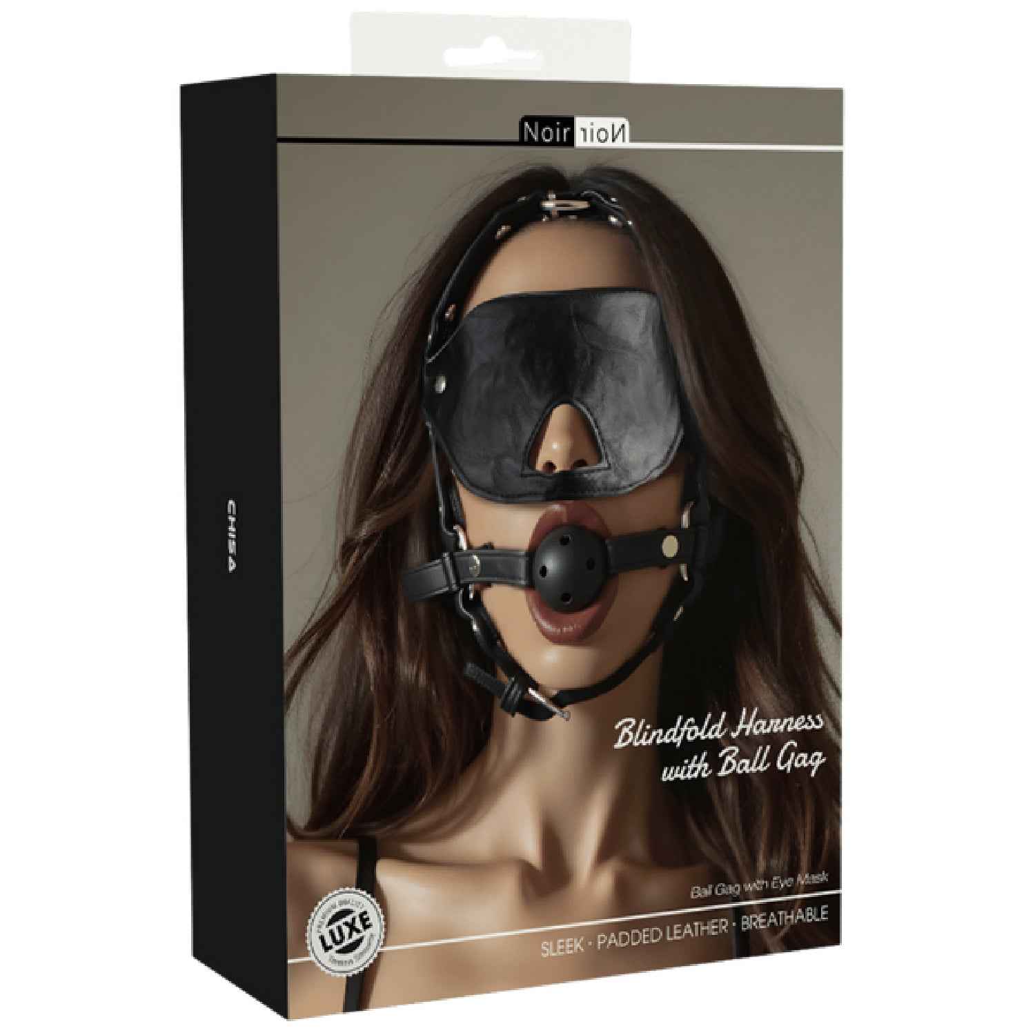 Blindfold Harness with Ball Gag