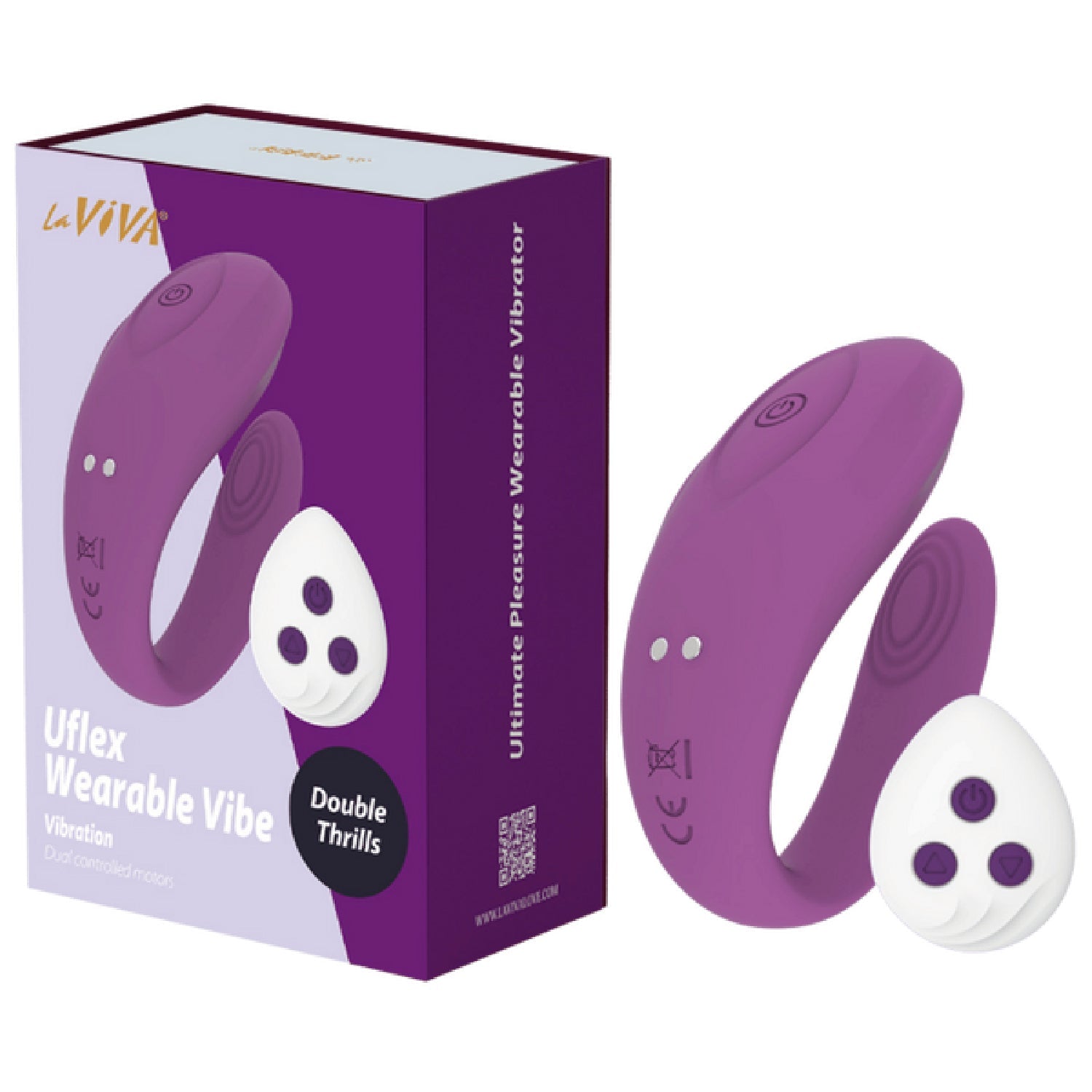 Remote U-flex Wearable Vibe (Purple)