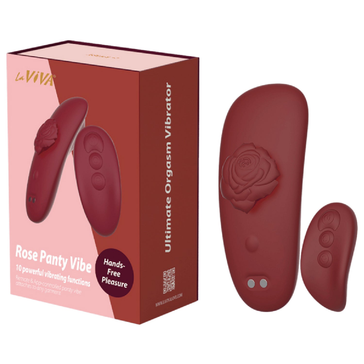 Rose Panty Vibe (Rose Red)