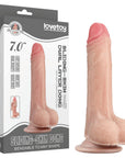 7" Sliding Skin Dual Layer Dong (Flesh)