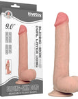 9'' Sliding Skin Dual Layer Dong (Flesh)