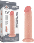 8" Sliding Skin Dual Layer Dong (Flesh)