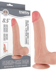 8.5'' Sliding Skin Dual Layer Dong (Flesh)