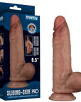 8.5'' Dual Layer Silicone Dong
