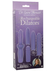 Rechargeable Dilators Set of 4 Locking Sizes Plus Sleeve