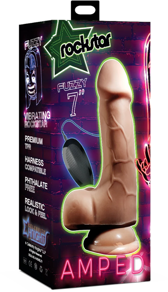 Fuzzy 7" Vibrating (Flesh)