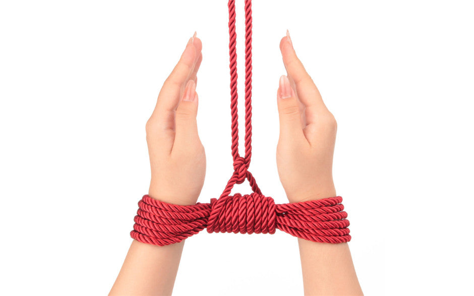 Rebellion Reign Crimson 10m Silky Bondage Rope - Red - K. P.