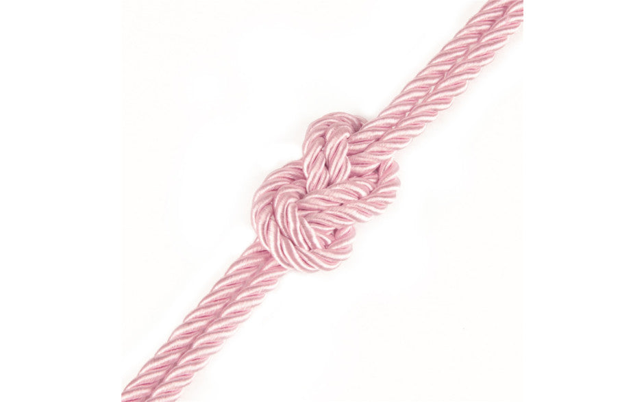 Rebellion Reign Rose 10m Silky Bondage Rope - Pink - K. P.