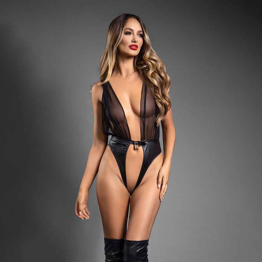 DOMINA Lock & Key Open Teddy - Black