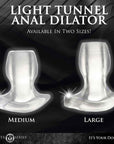 Light-Tunnel Light-Up Anal Dilator - Medium