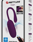 App Control Vibrating Love Egg - Casper - Purple