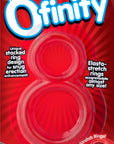 Ofinity Double Erection Ring - Red - K. P.