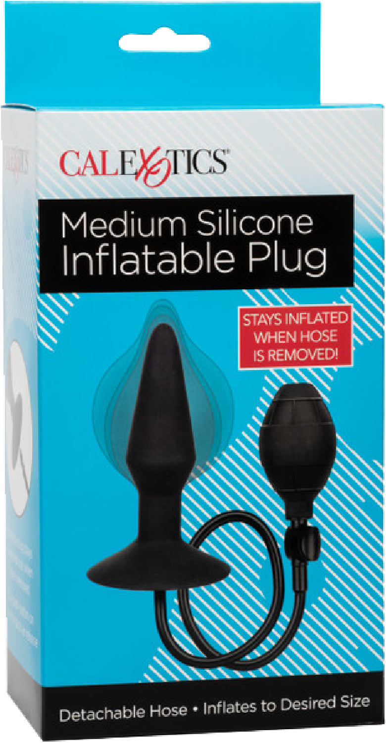 Silicone Inflatable Plug - Multiple Sizes - Black