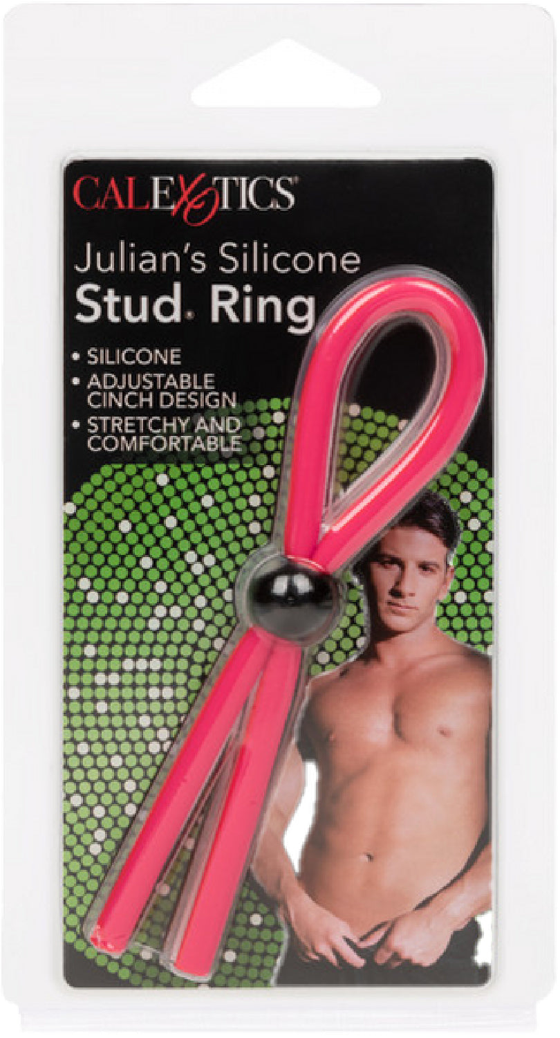 Julians Silicone Stud Ring - Pink