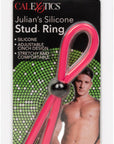 Julians Silicone Stud Ring - Pink