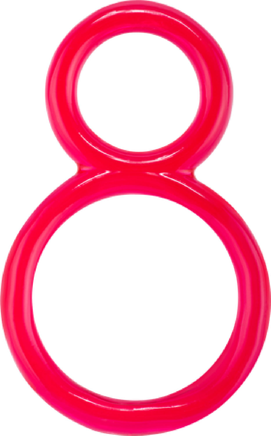 Ofinity Double Erection Ring - Red - K. P.