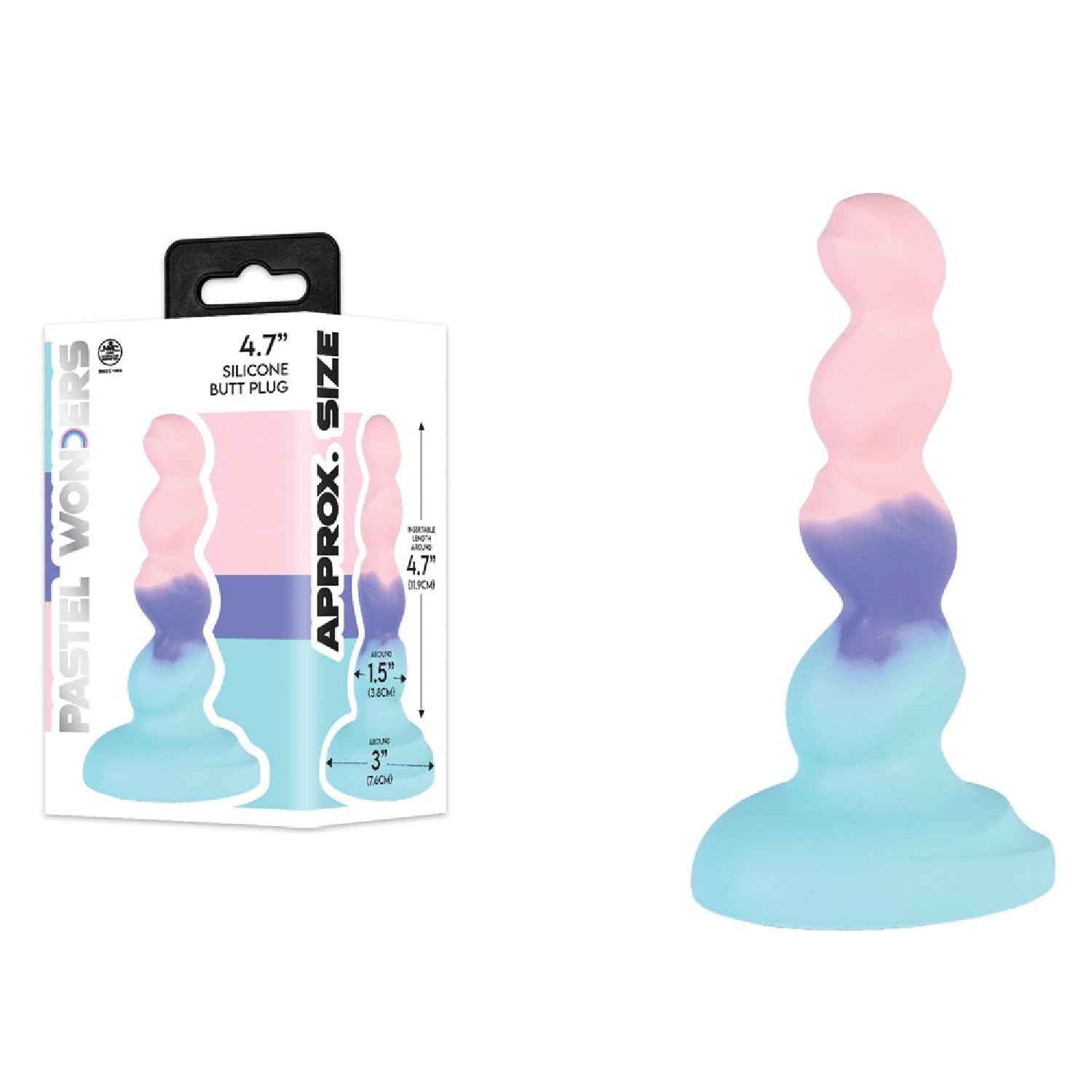 Pastel Wonders - 11.9 cm Silicone Butt Plug