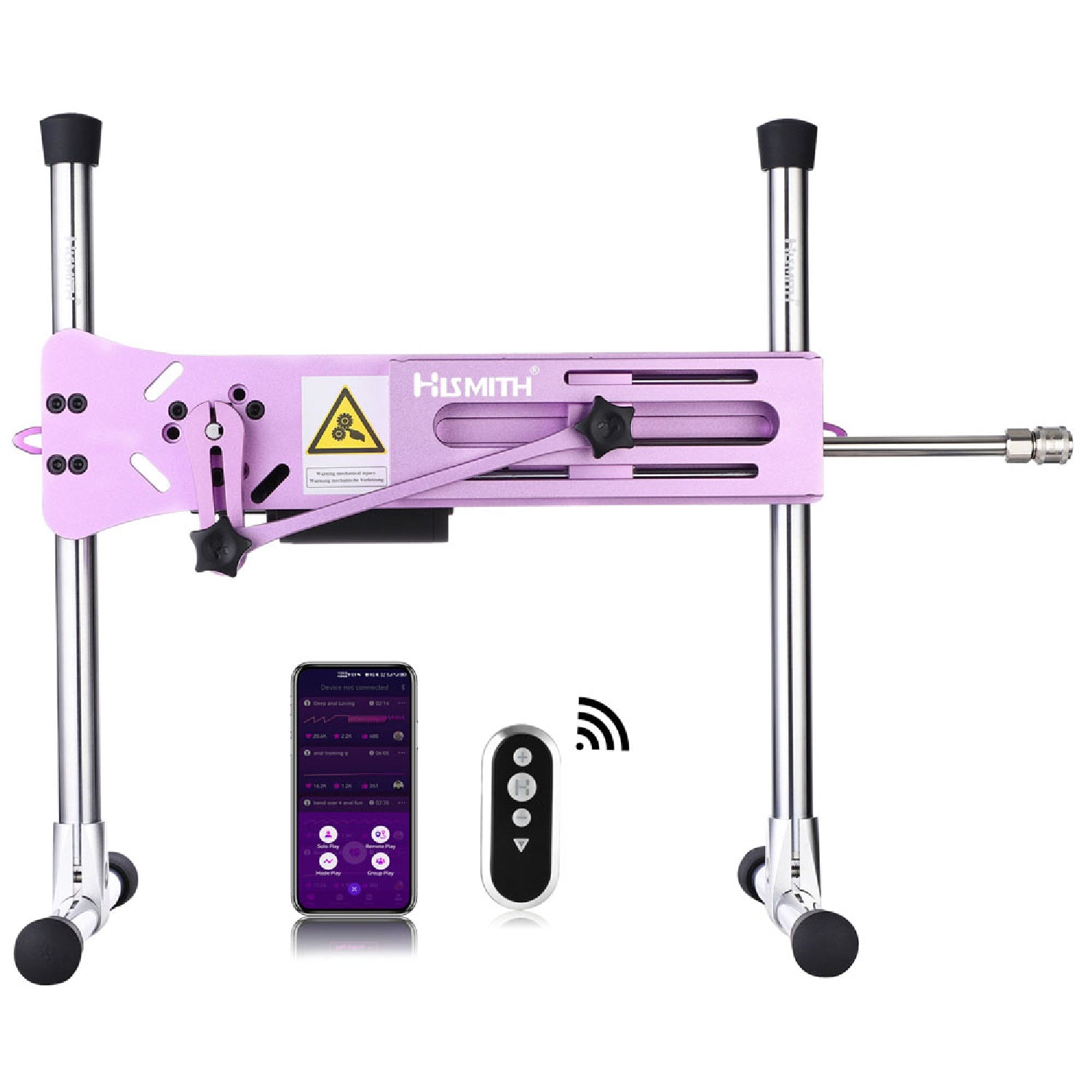 Hismith Premium 3.0 Sex Machine App &amp; Remote Control- Pink