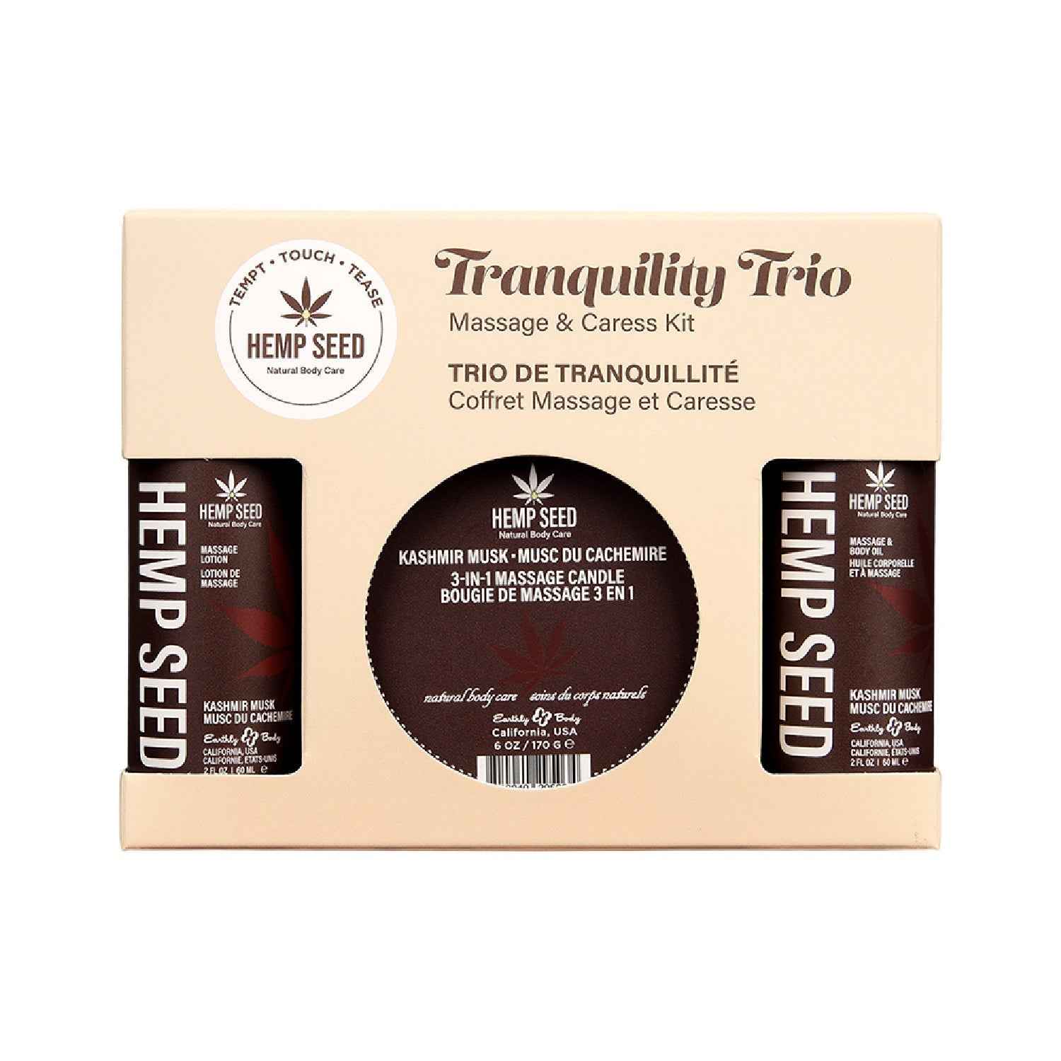 Hemp Seed Tranquility Trio - Kashmir Musk