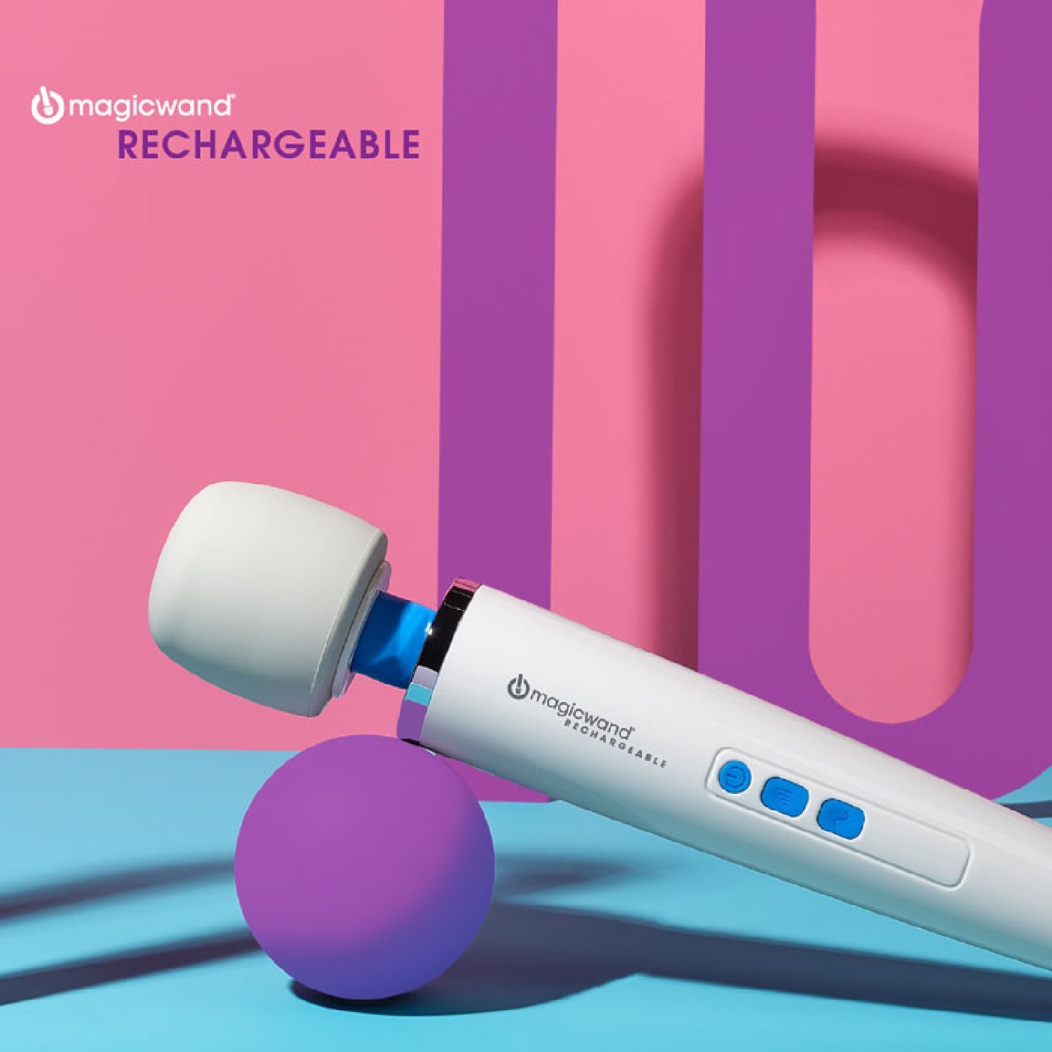 Magic Wand Rechargeable Wandr Massage Wand - White