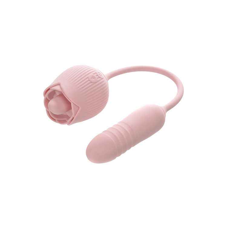 Adam and Eve THRUST and TICKLE Rose Vibrator