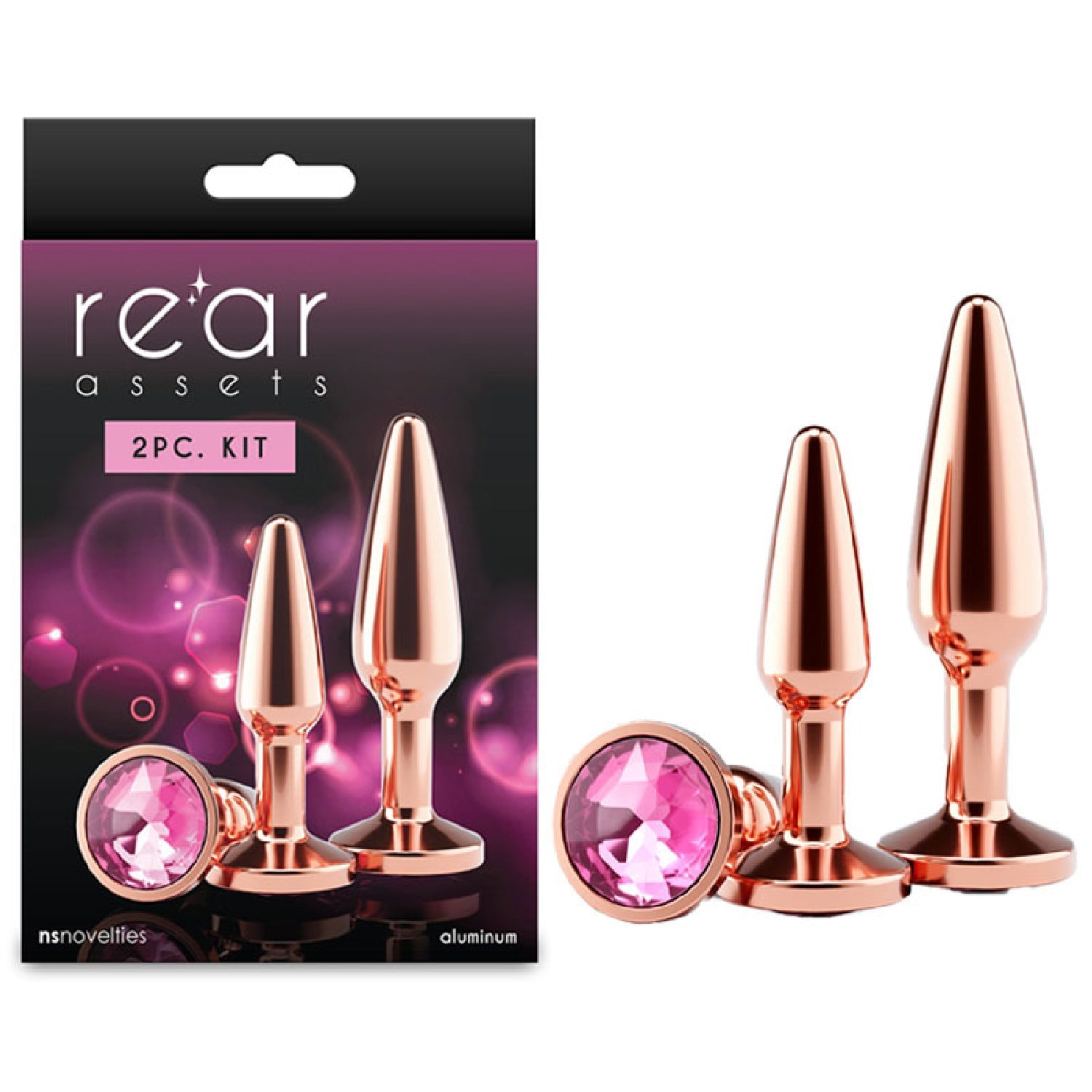 Rear Assets Tapered Trainer Kit - Rose Gold