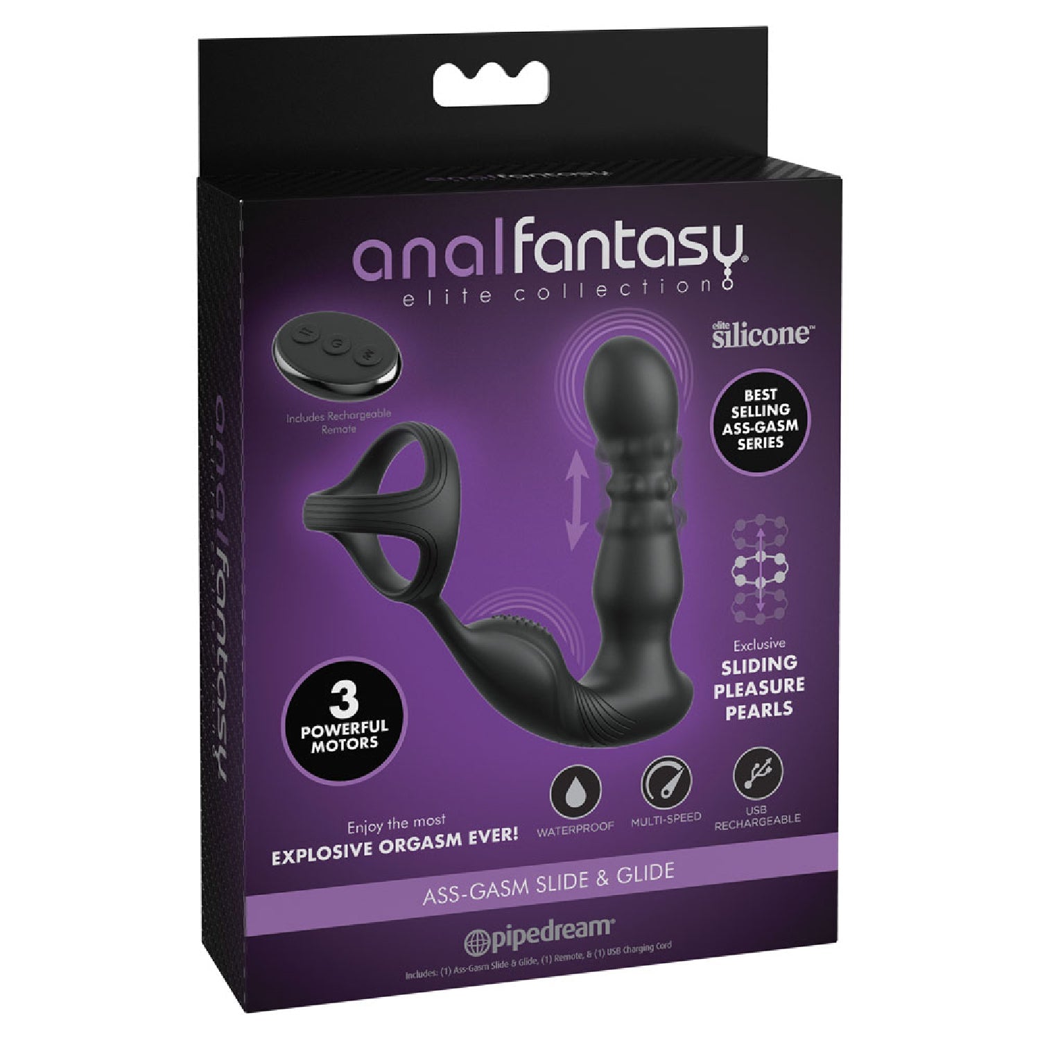 Anal Fantasy Elite Ass-Gasm Slide and Glide