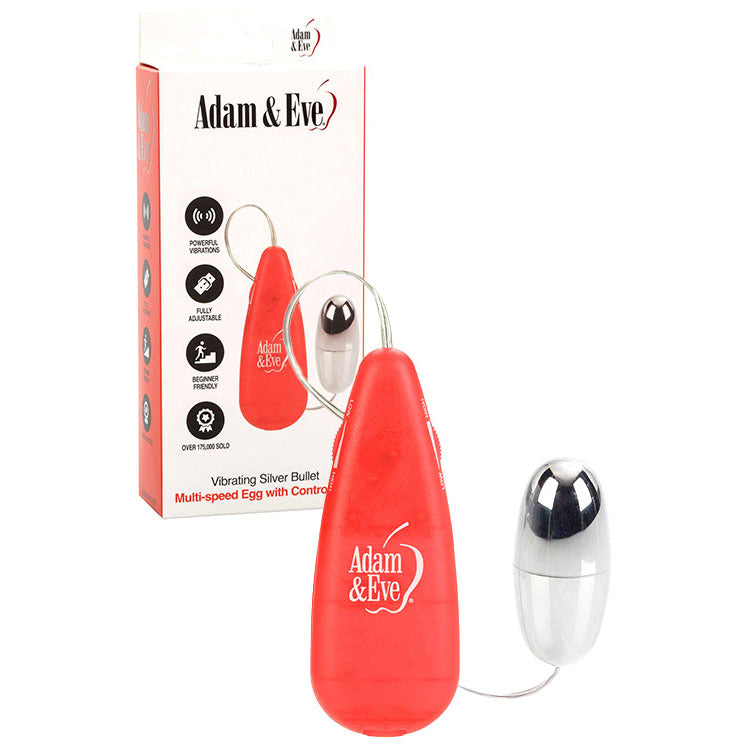 Adam and Eve VIBRATING SILVER BULLET