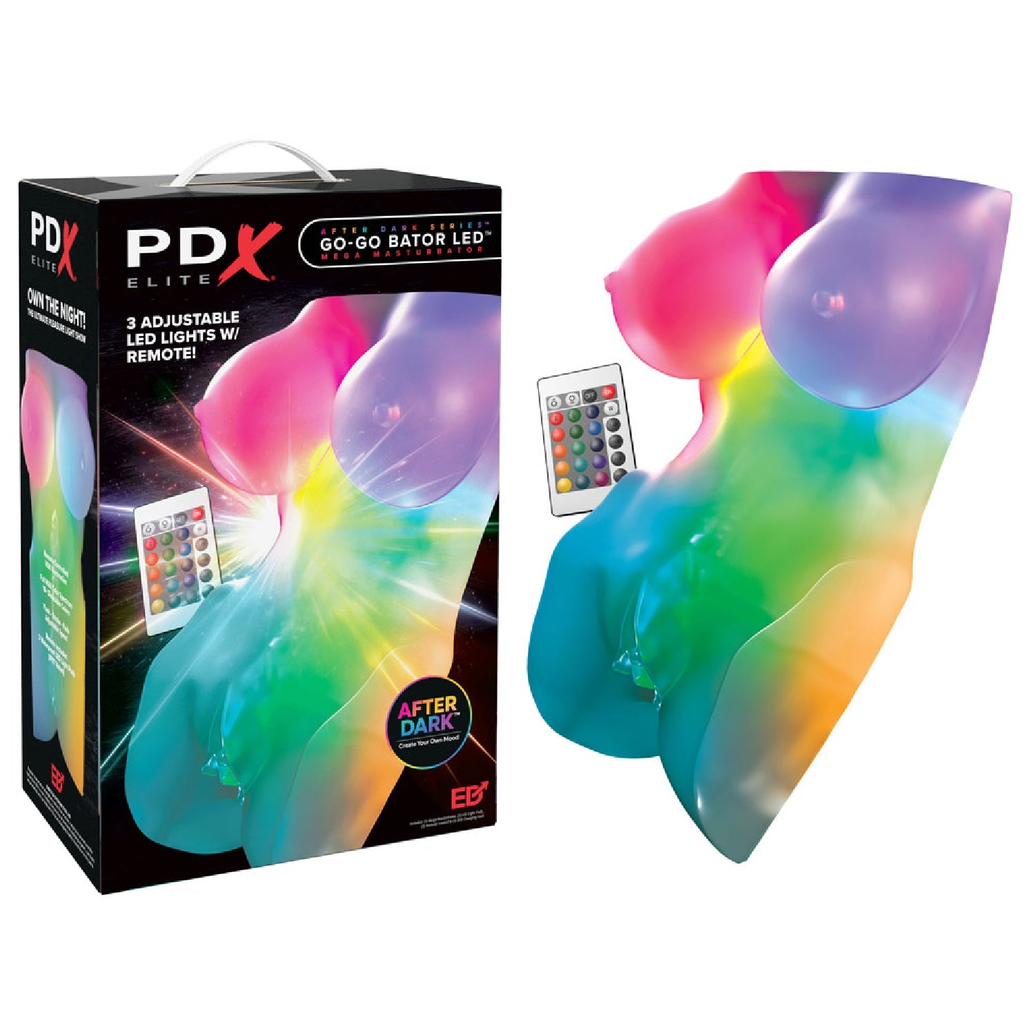 PDX Elite Go-Go Bator LED Mega Masturbator