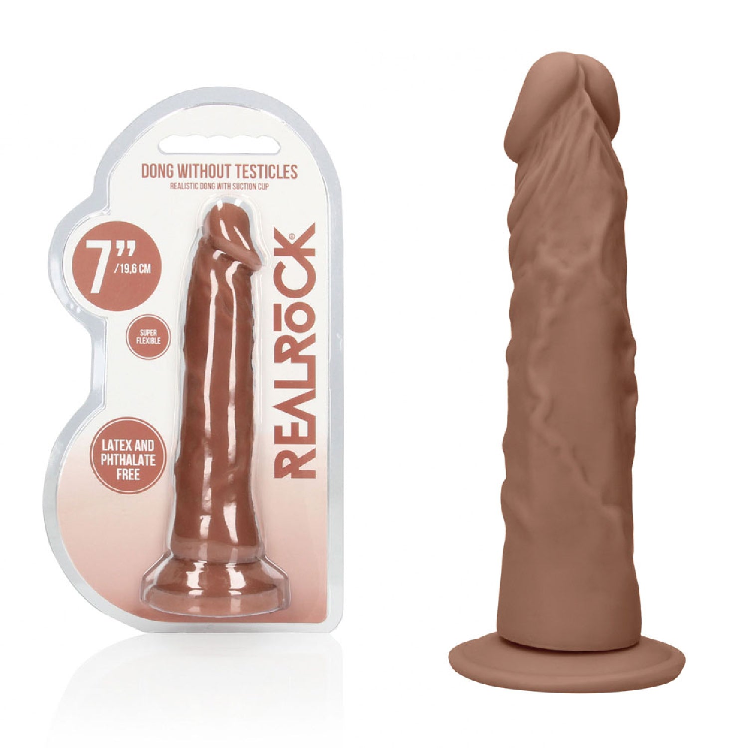 REALROCK 7'' Realistic Dildo - Tan