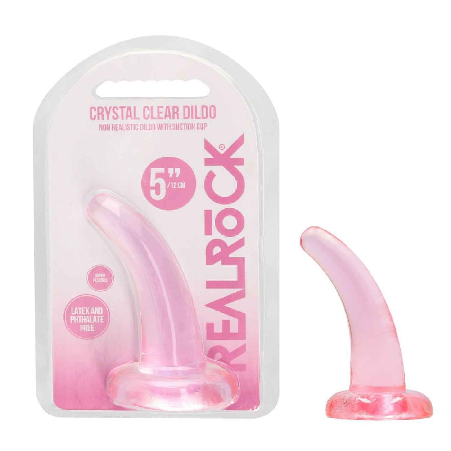 REALROCK Non Realistic Dildo With Suction Cup - 11.5 cm