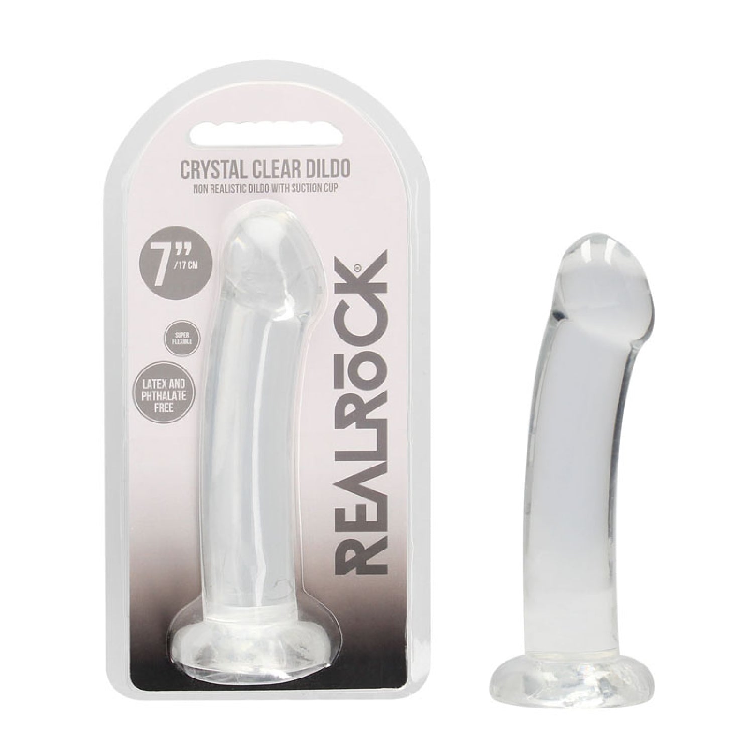 REALROCK Non Realistic Dildo With Suction Cup - 17 cm