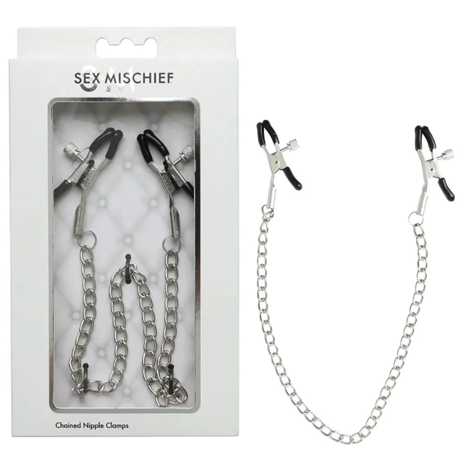 Sex and Mischief Chained Nipple Clamps
