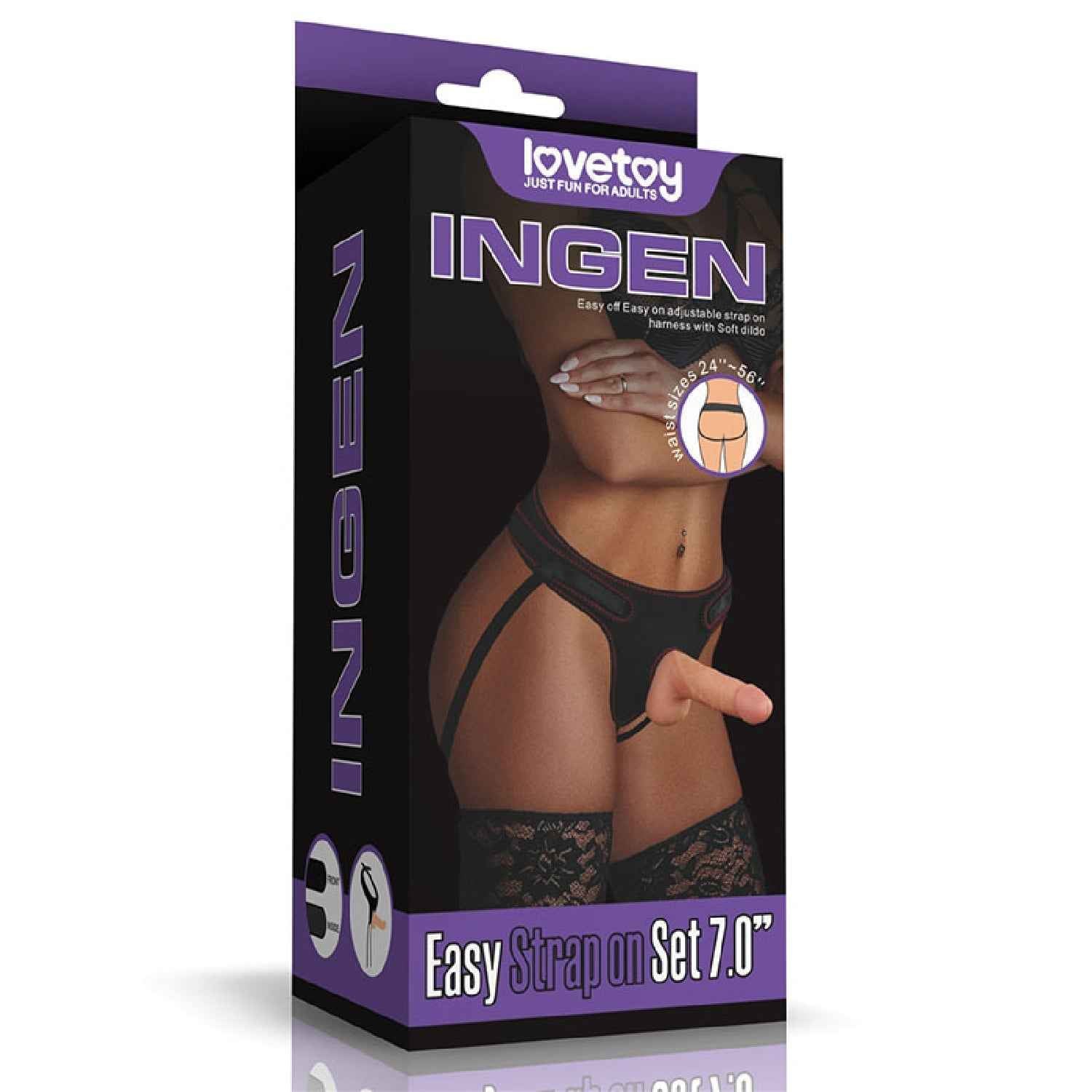 Ingen Easy Strap-On Set - Flesh