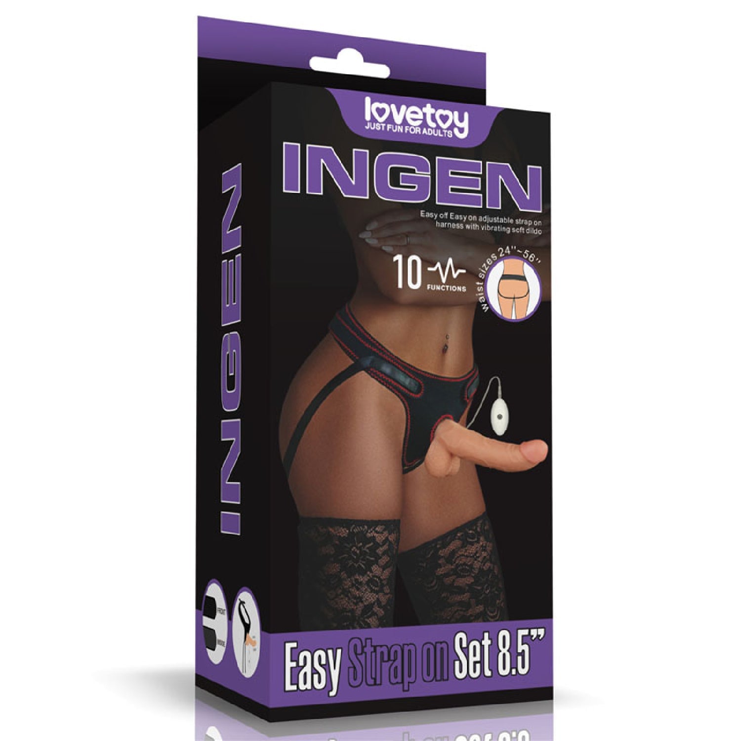Ingen Vibrating Easy Strap-On Set