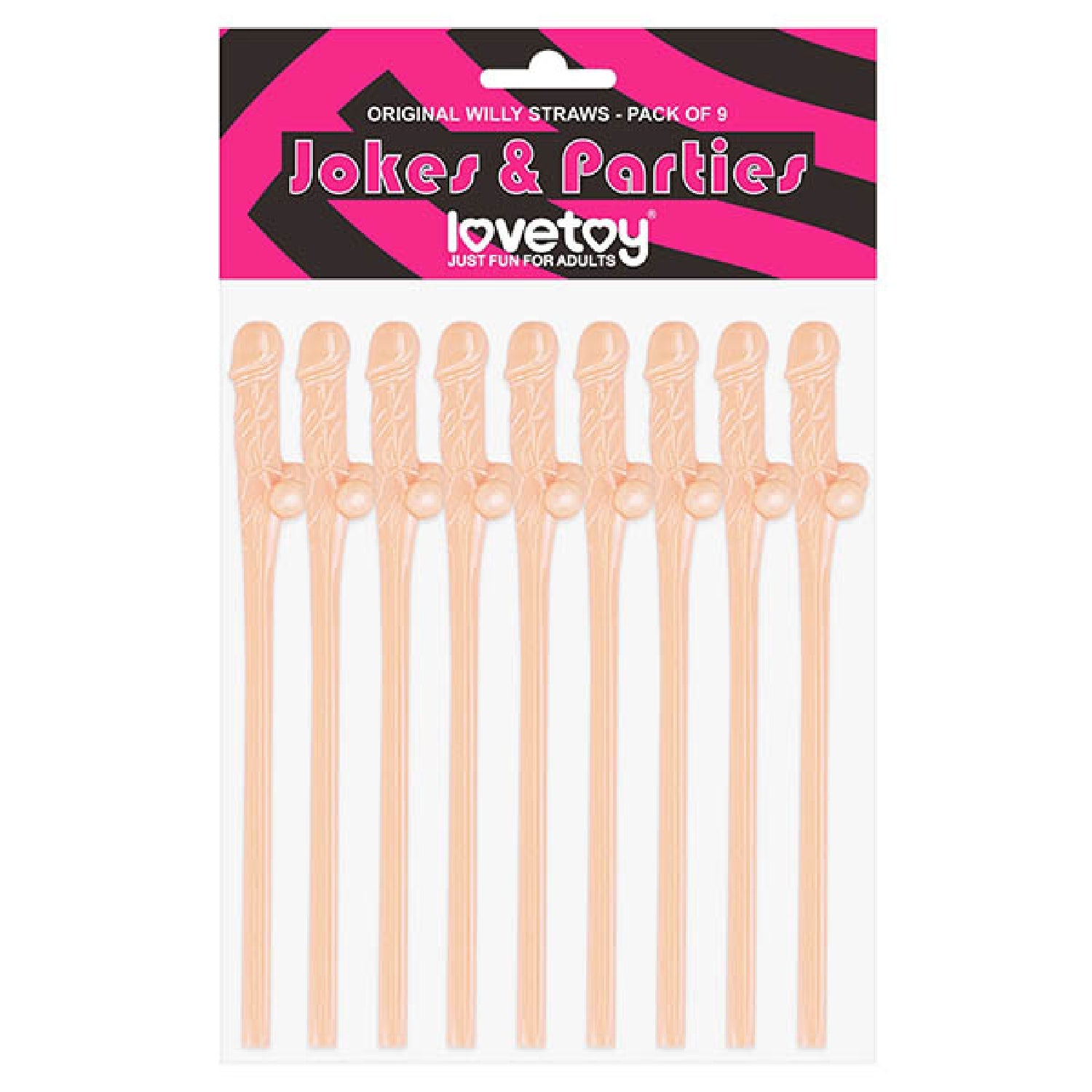 Jokes and Parties Original Willy Straws