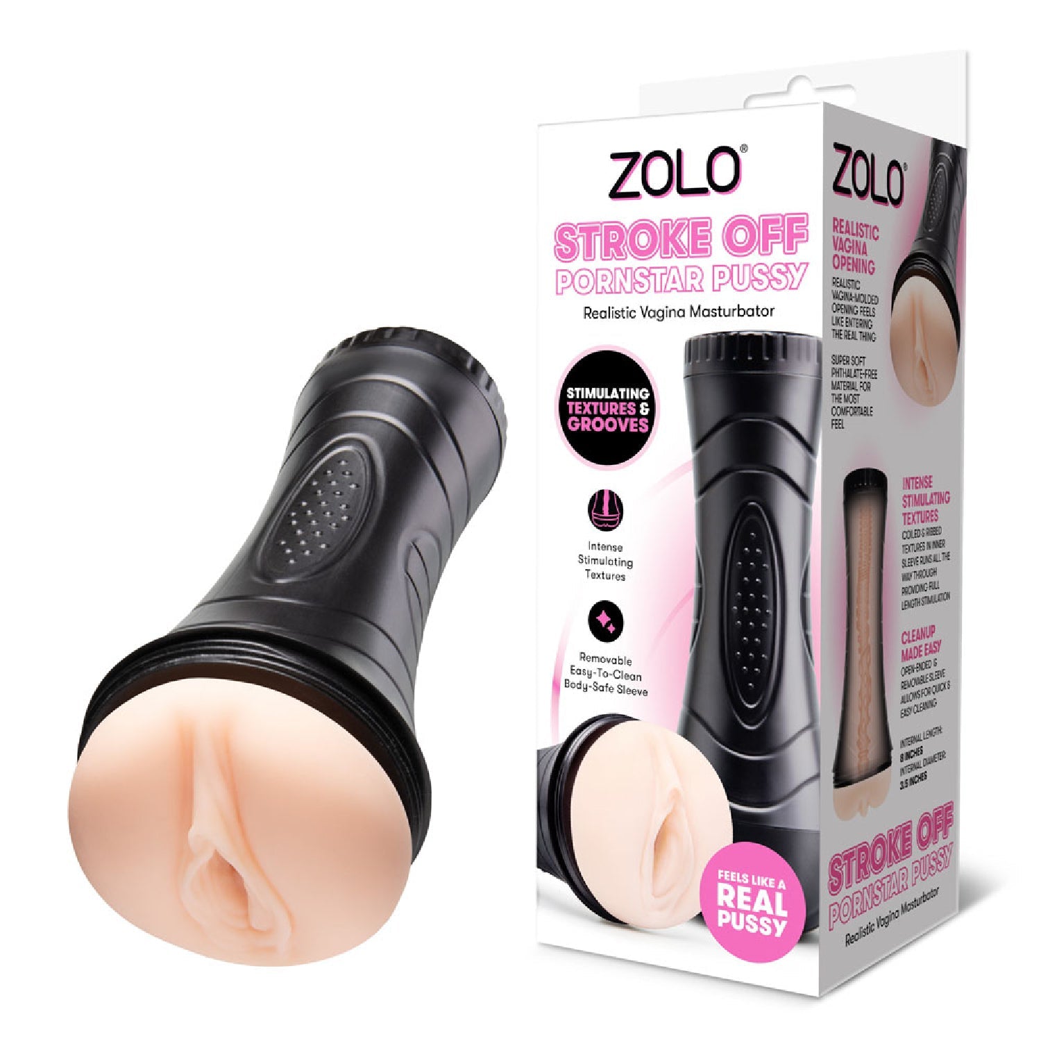 Zolo STROKE OFF Pornstar Pussy